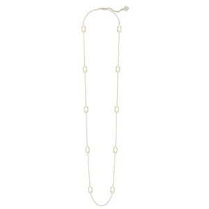 Kendra Scott White and Gold Kellie Necklace